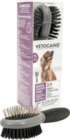 Vétocanis Brosse pneumatique double pour chien