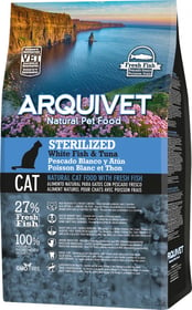 ARQUIVET Sterilized au Poisson Blanc & Thon pour chat adulte