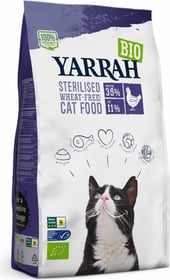 YARRAH Bio Sterilised au Poulet Sans Blé pour Chat Adulte Stérilisé