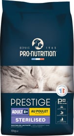 PRO-NUTRITION PRESTIGE 8+ Sterilized pour Chat Senior Stérilisé