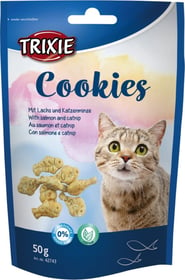 Trixie Friandises Cookies au saumon et catnip pour chat Adulte