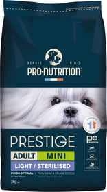 PRO-NUTRITION PRESTIGE Mini Light & Sterilized für kleine, sterilisierte oder übergewichtige ausgewachsene Hunde