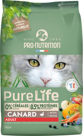 PRO-NUTRITION Pure Life Getreidefrei Adult mit Ente für erwachsene Katzen