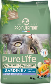 PRO-NUTRITION Pure Life Getreidefrei Sterilized mit Sardine für sterilisierte ausgewachsene Katzen