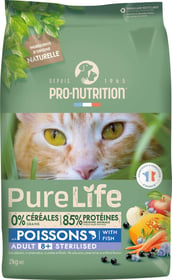 PRO-NUTRITION Pure Life Getreidefrei Sterilized 8+ mit Fisch für Senior-Kastrierte Katzen