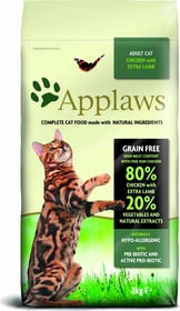 APPLAWS Croquettes Sans Céréales au Poulet & Agneau pour Chat Adulte