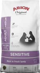 ARION ORIGINAL Adult Sensitive mit Lamm für ausgewachsene Hunde mittlerer Größe