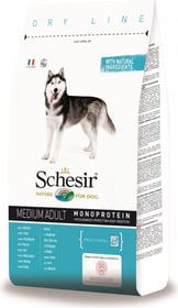 SCHESIR Maintenance au poisson pour chien adulte de taille moyenne