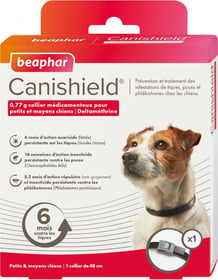 Canishield, collier anti-puces, tiques et moustiques pour chien