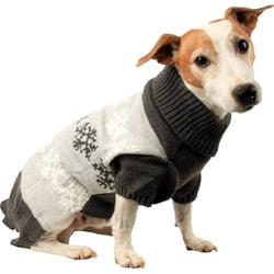 Pull pour chiens Zolia Festive Flocons d'hiver