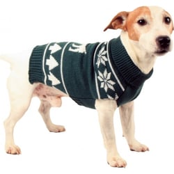 Pull Jacquard Rennes Zolia Festive pour chien - Plusieurs tailles disponibles