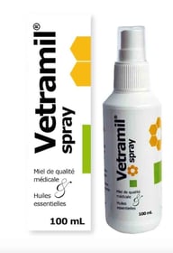 Anidev Vetramil Spray favorisant la cicatrisation naturelle