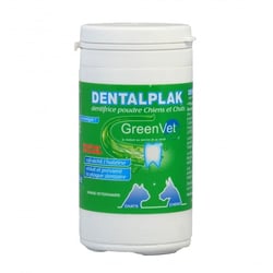 GREEN VET Dentalplak - Zahnpastapulver für Hunde und Katzen