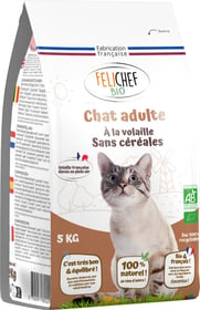 FELICHEF BIO Croquettes BIO Sans Céréales pour Chat adulte