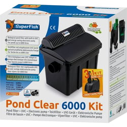 SuperFish Pond Clear Kit complet de filtration UV + Pompe