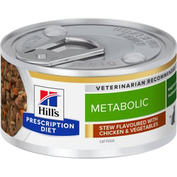 Die Ragouts HILL'S Prescription Diet Metabolic Weight Dosenfutter für Katzen