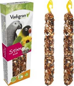 Knabbersticks Vadigran StiXX Papageien & Sittiche mit Früchten 115gr