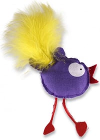 Jouet chat Vadigran poulet Polo mauve 10cm