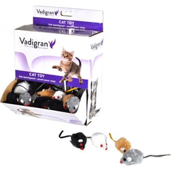 Jouet chat Vadigran souris poils ras 5cm - VRAC Magasin