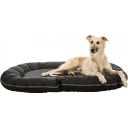 Coussin orthopédique noir pour chien Trixie Samoa Vital