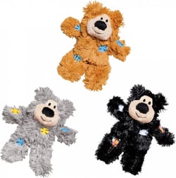 KONG cat Softies Patchwork Bear