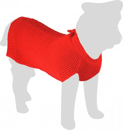 Pull pour chien Tricot Sienna Rouge Flamingo 