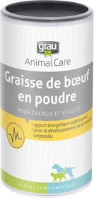 GRAU Poudre de graisse de bœuf naturelle, apport énergétique pour chien et chat