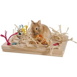 Cunipic Tapis de jeu en bois pour petits animaux - 39 x 30 cm