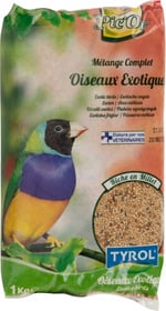 TYROL Nourriture Complète pour Oiseaux Exotiques, Mélange de graines Riche en Millet 1KG