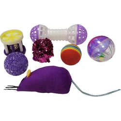 Lot de 7 jouets pour Chat - Balles, Souris, Crinkle