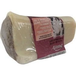 Friandise pour Chien os à moelle fumé fourré à la viande 100% naturelle