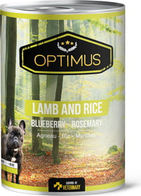 Pâtée Optimus Agneau et Riz pour chien