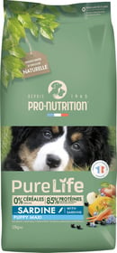 PRO-NUTRITION Pure Life Maxi Junior à la Sardine pour chiot de grande race