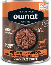 OWNAT Wetline Poulet et Carottes pour chien