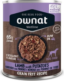 OWNAT Wetline Agneau et Pommes de terre pour chien