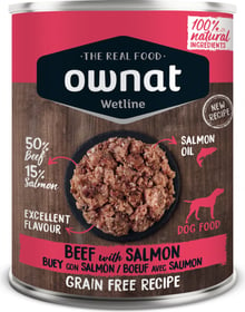 OWNAT Wetline Boeuf et Saumon pour chien