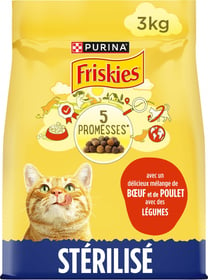 FRISKIES Chat stérilisé Boeuf, Poulet et Légumes 