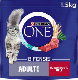 PURINA ONE Chat Adulte au Boeuf