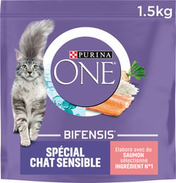 PURINA ONE Chat Sensible au Saumon