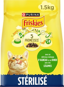 FRISKIES Chat stérilisé Agneau et Légumes