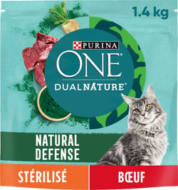 PURINA ONE Dual Nature Chat Stérilisé au boeuf