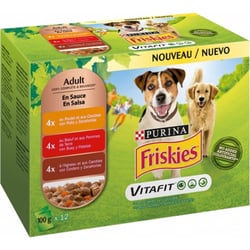 FRISKIES Nassfutter mit Fleisch und Gemüse in Soße