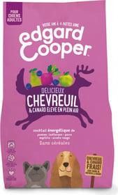 Edgard & Cooper Croquettes Chevreuil et Canard frais Sans Céréales Hypoallergéniques pour Chien Adulte