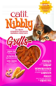 Friandises naturelles au poulet grillé parfumés Cat It Nibbly Grills - 3 saveurs disponibles 