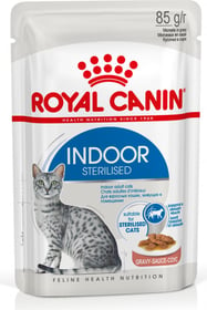 ROYAL CANIN Indoor Sterilised Bouchées en sauce pour chat d'intérieur stérilisé de 1 à 7 ans