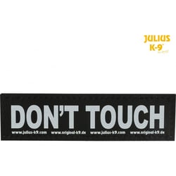 2 Bandes auto agrippantes DON'T TOUCH Julius-K9®