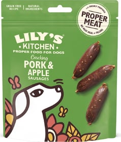 LILY'S KITCHEN Würstchen mit Schwein und Apfel für Hunde