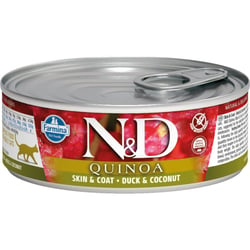 FARMINA N&D Quinoa Canard & Noix de coco pour chat 80g