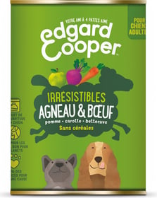 Edgard & Cooper Boîte Irrésistibles Agneau et Boeuf frais pour Chien Adulte 