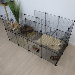 Modulares Gehege Zolia Jolly - Komplettset für Kaninchen, Nagetiere